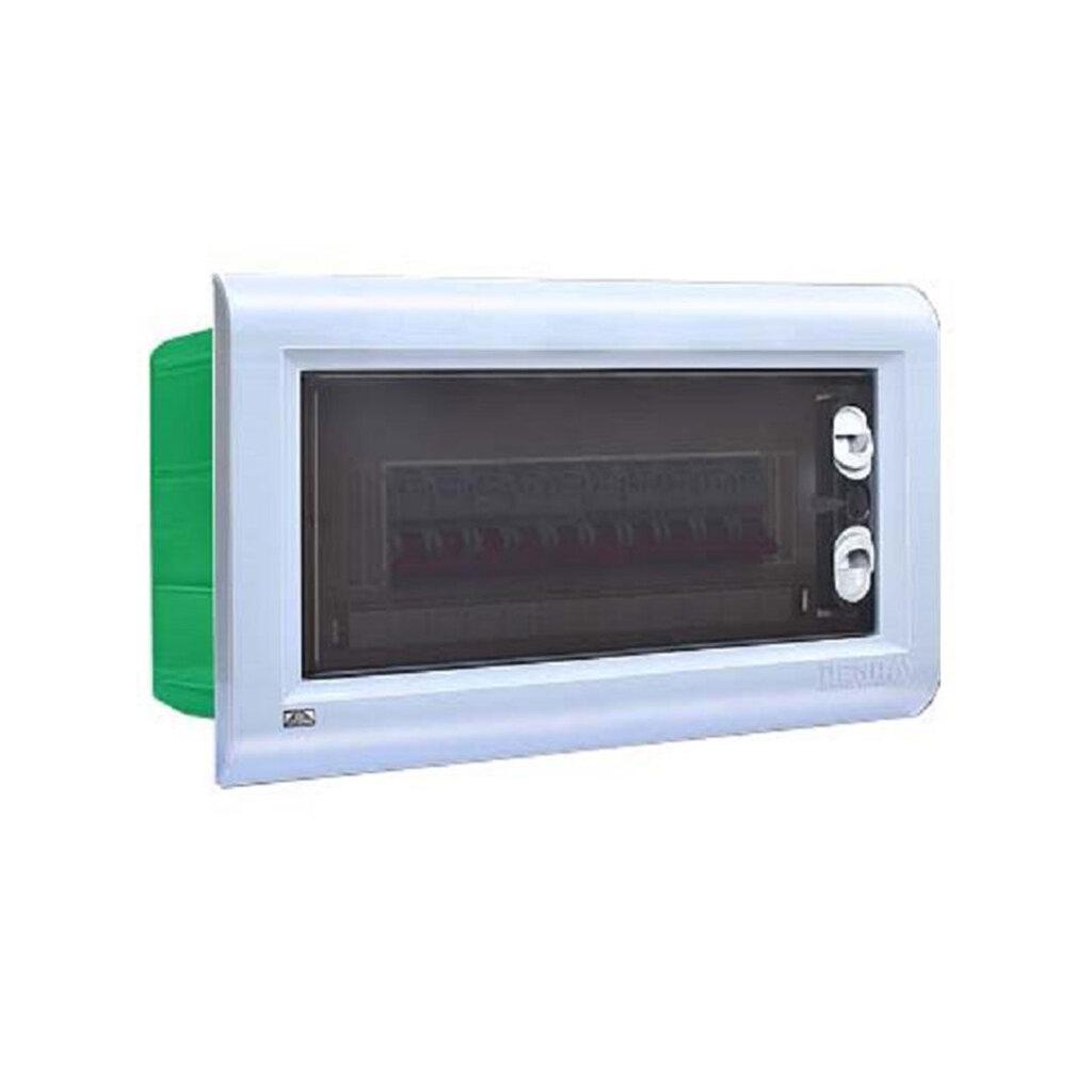 جعبه فیوز 12 عددی توکار دنا الکتریک مدل سیستما با شین نول (9 کانال)