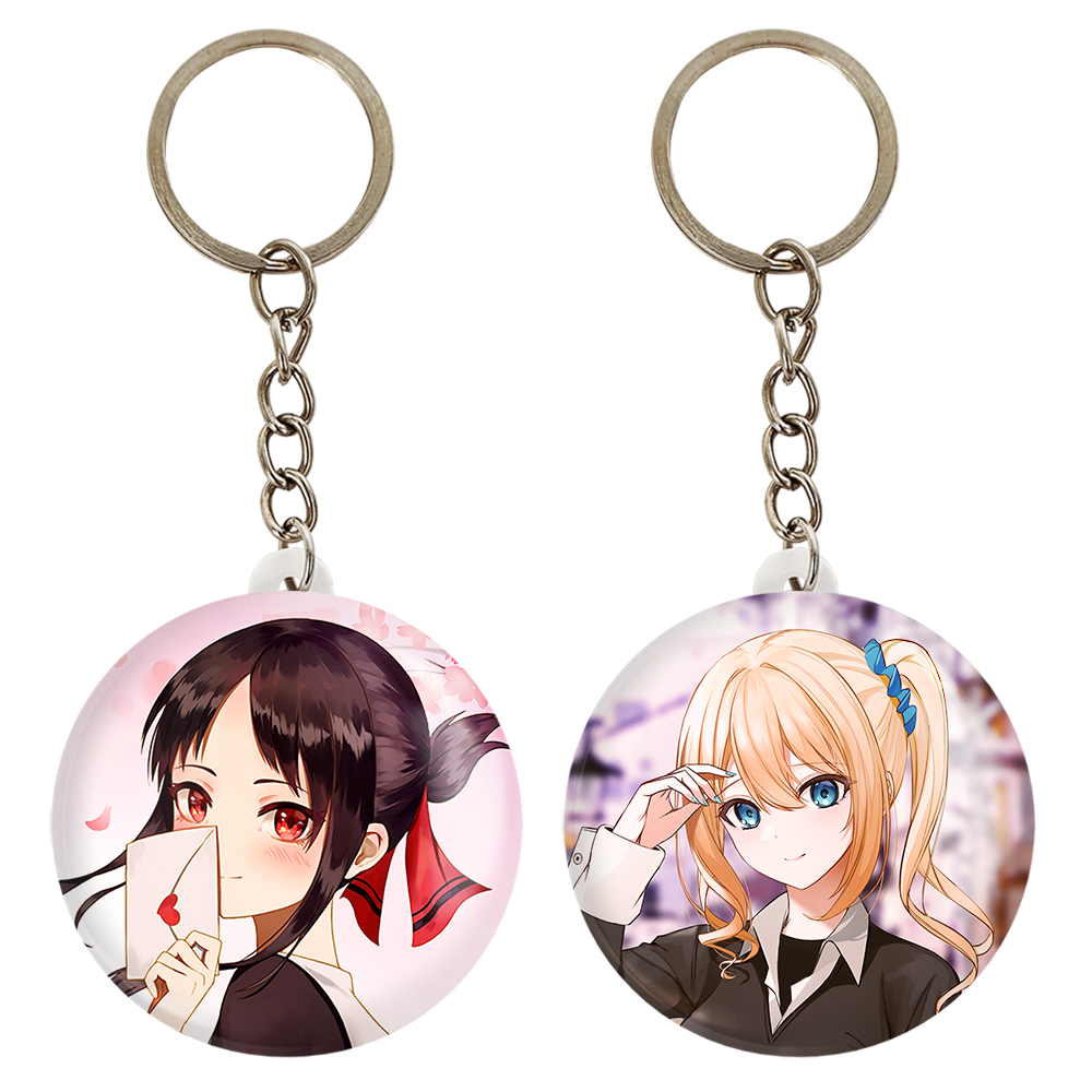 جاکلیدی خندالو مدل هایاساکا و کاگویا ساما انیمه کاگویا ساما کد 1603016035 مجموعه 2 عددی