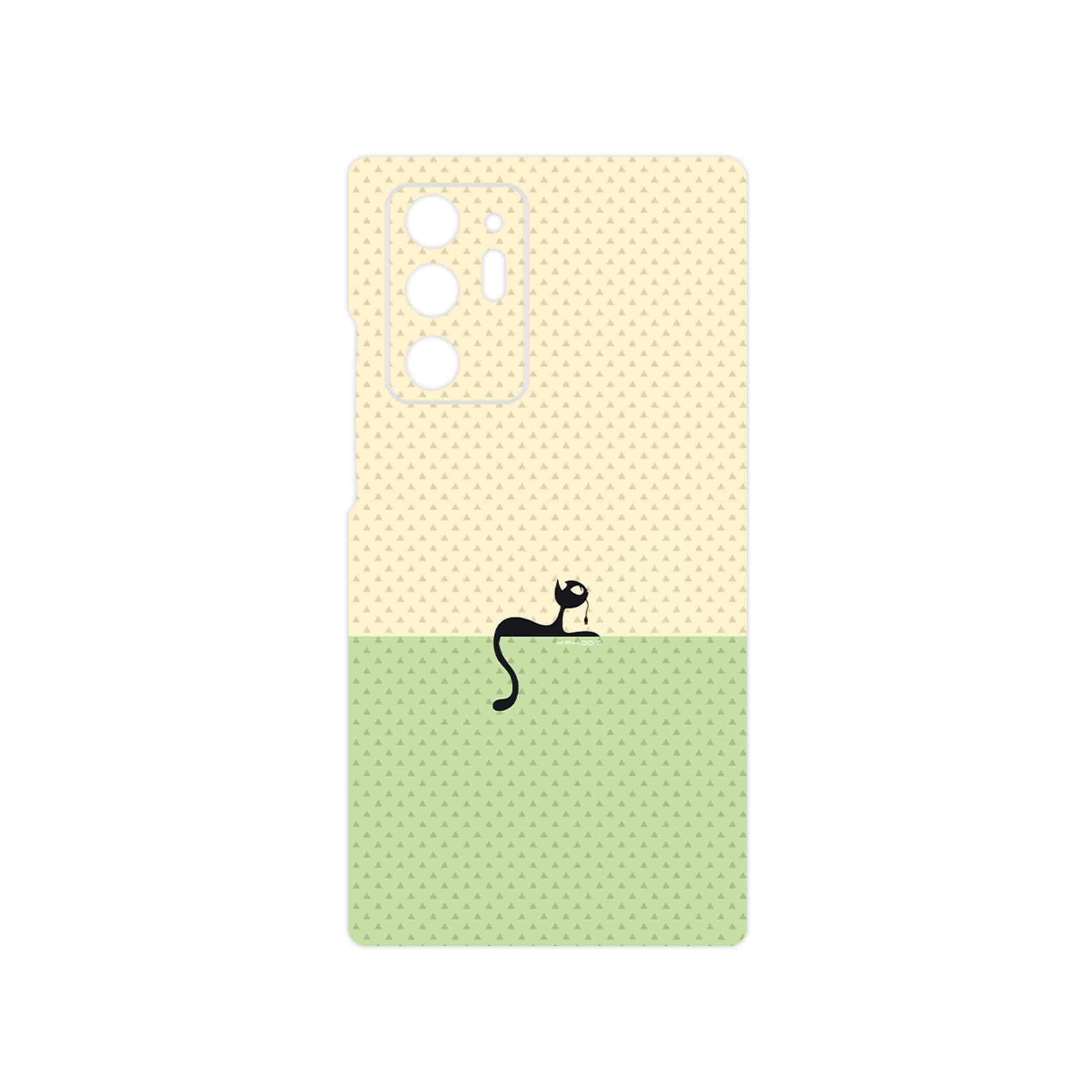 برچسب پوششی ماهوت مدل Minimal Internet Cat Icon مناسب برای گوشی موبایل سامسونگ Galaxy Note 20 Ultra