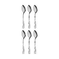 قاشق مرباخوری صنايع استيل ايران مدل والنتینا بسته 6 عددی