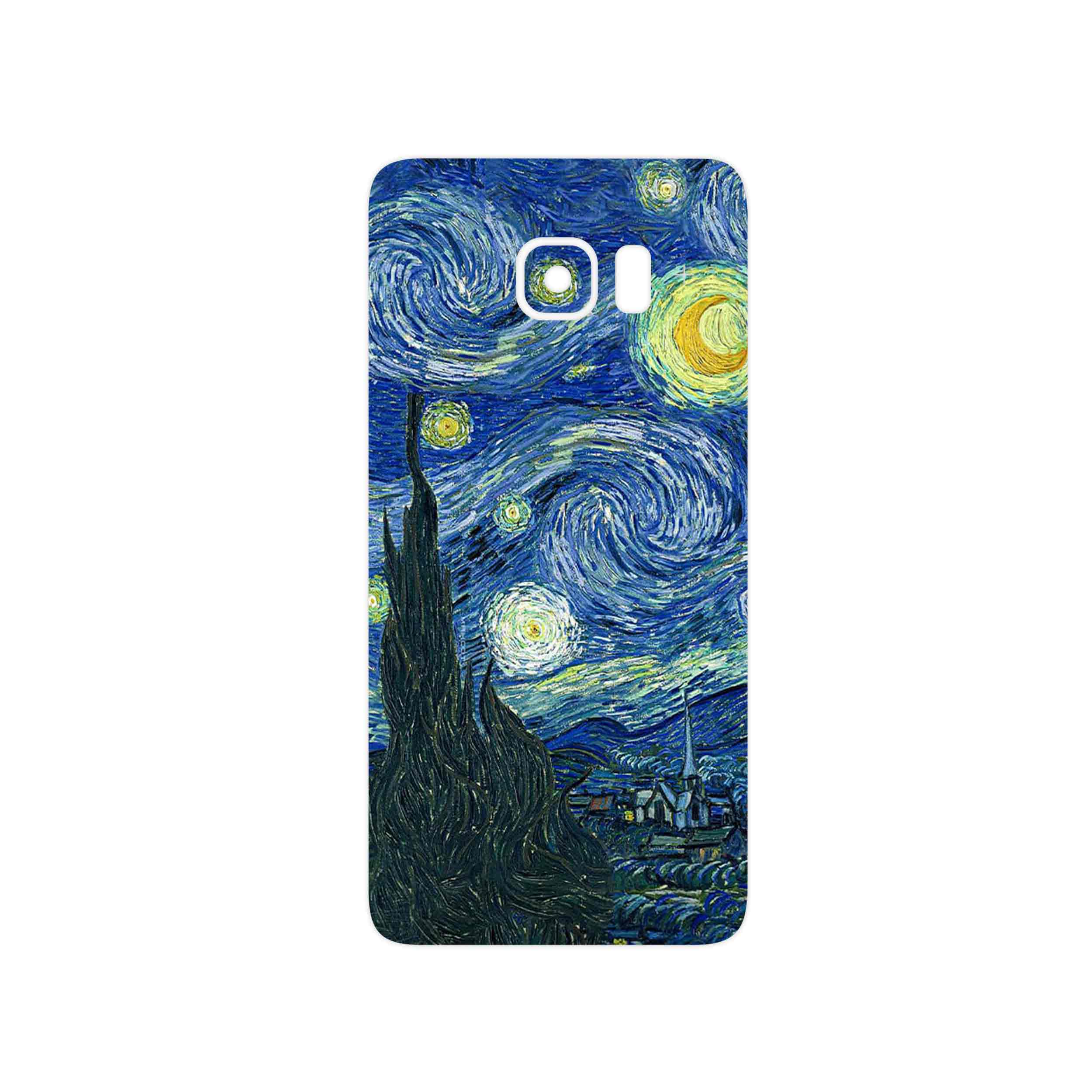 برچسب پوششی ماهوت مدل The Starry Night of van Gogh مناسب برای گوشی موبایل سامسونگ Galaxy S6 Edge Plus
