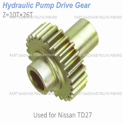 دنده های موتور ليفتراک نیسان مدل Nissan TD27