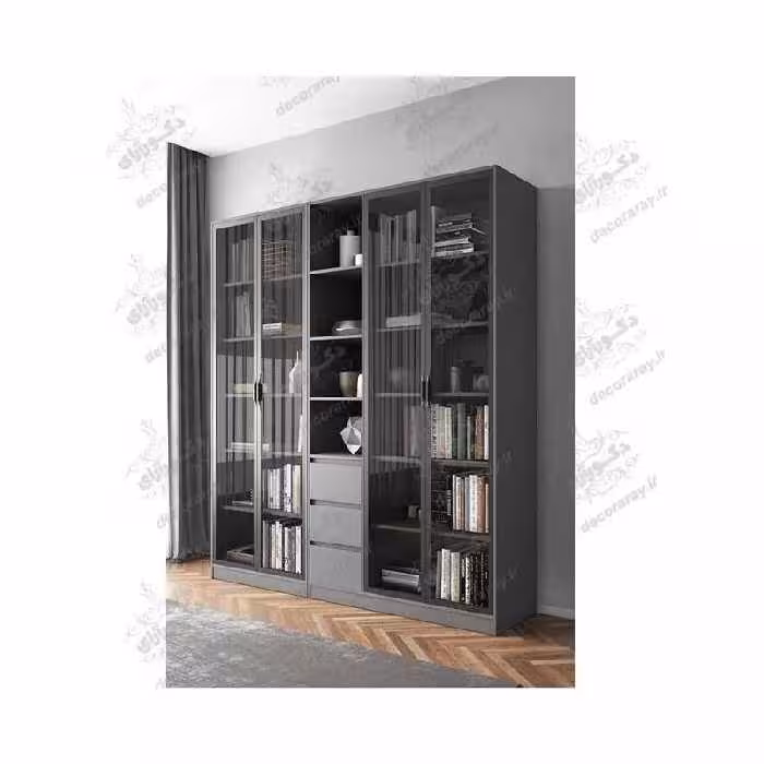 کتابخانه دکورآرای مدل DAK006 | choobsub