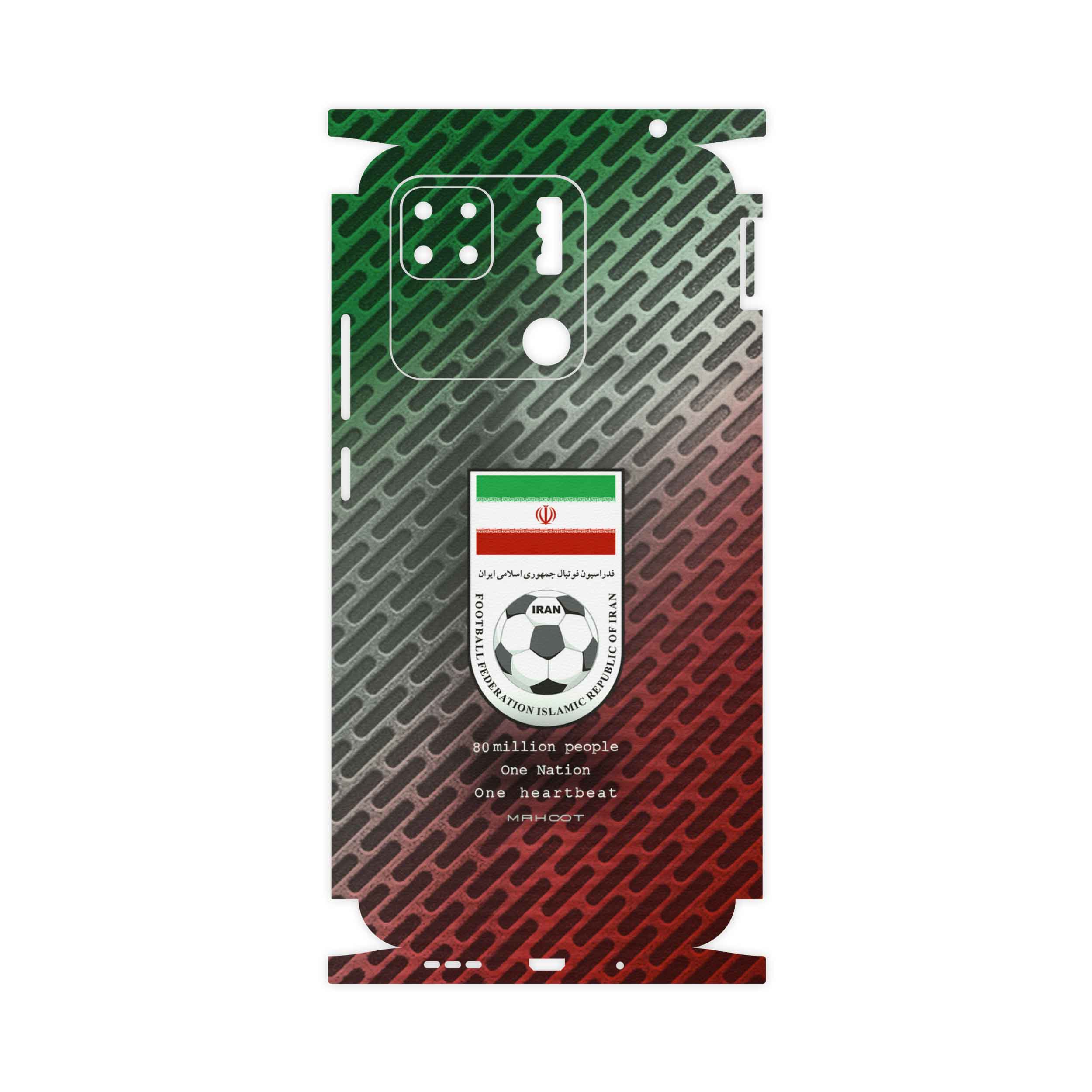 برچسب پوششی ماهوت مدل Iran-National-Football-Team-FullSkin مناسب برای گوشی موبایل شیائومی Redmi 10A