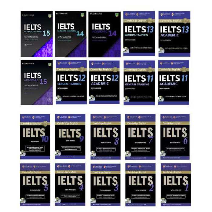 کتاب Cambridge English IELTS اثر جمعی از نویسندگان نشر ابداع 20 جلدی