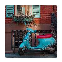 کاشی کارنیلا طرح موتور وسپا مدل لوحی کد klh299