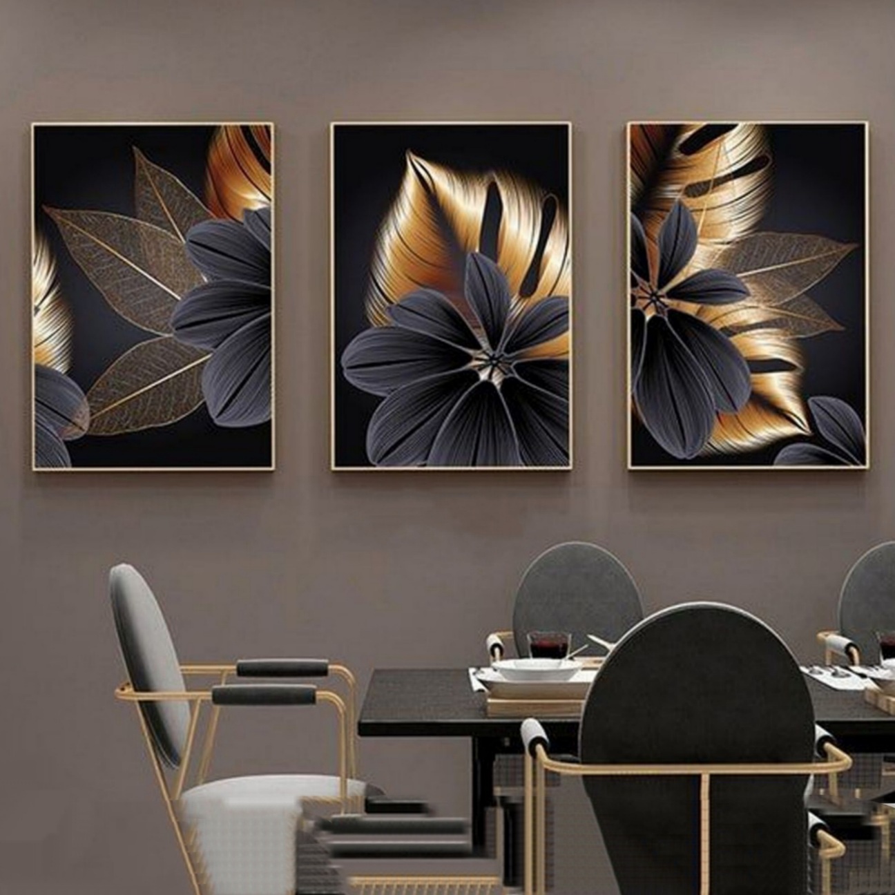 تابلو مدل دکوراتیو کد 4051 مجموعه 3 عددی