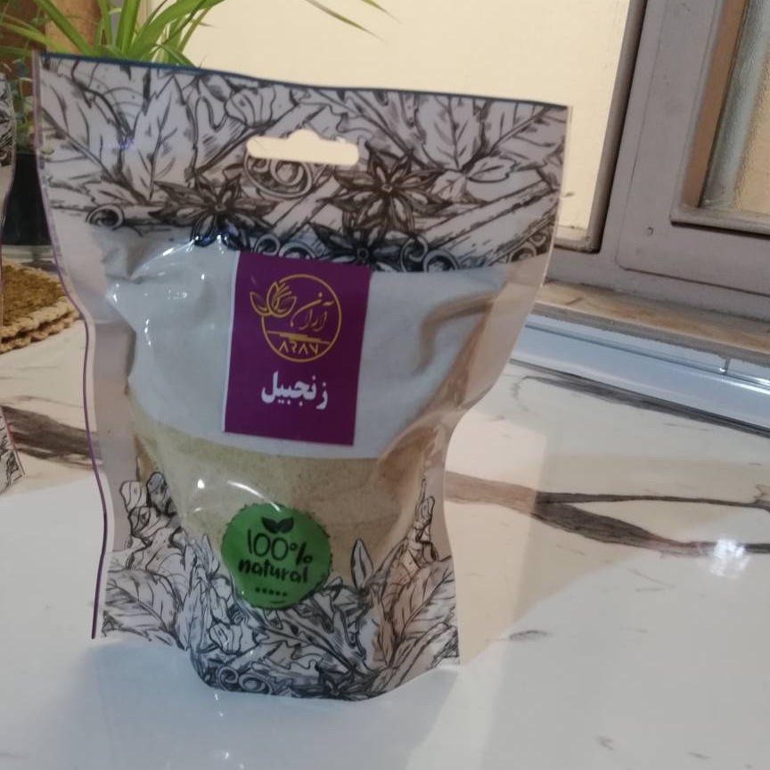 پودر زنجبیل صد در صد خالص 200 گرمی