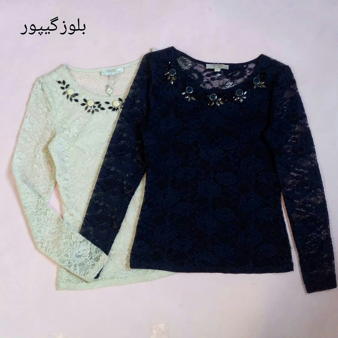 بلوز گیپور زنانه ودخترانه