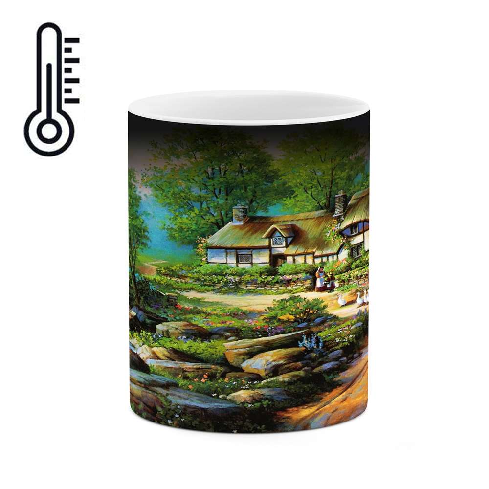 ماگ حرارتی کاکتی طرح نقاشی مدل mgh13771