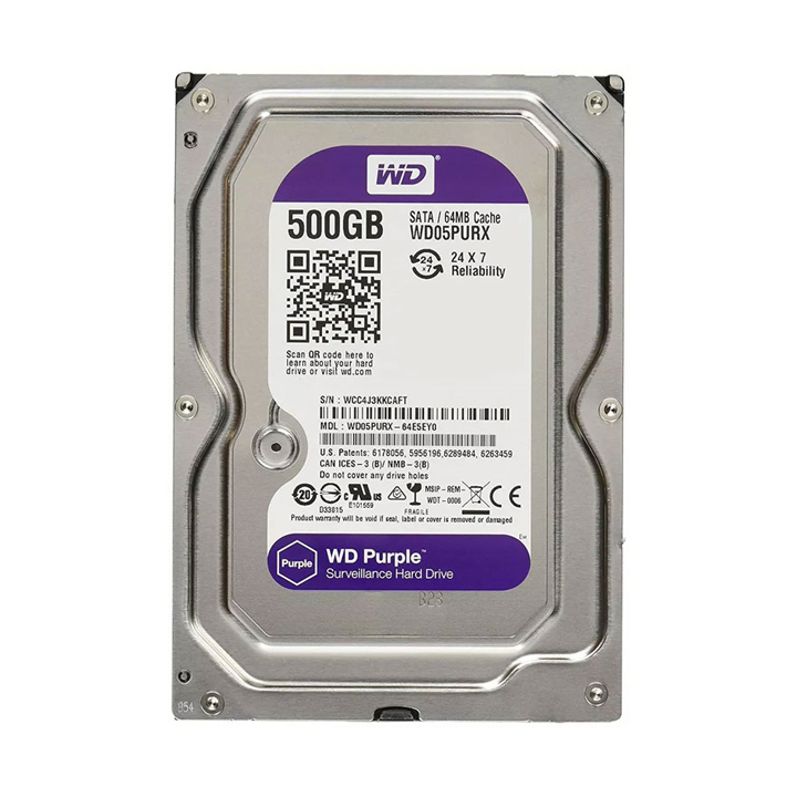 هارد اینترنال وسترن دیجیتال Western Digital Purple WD05PURX 500GB