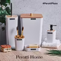 ست سرویس بهداشتی 5 پارچه پروتی سفید کد perotti13823