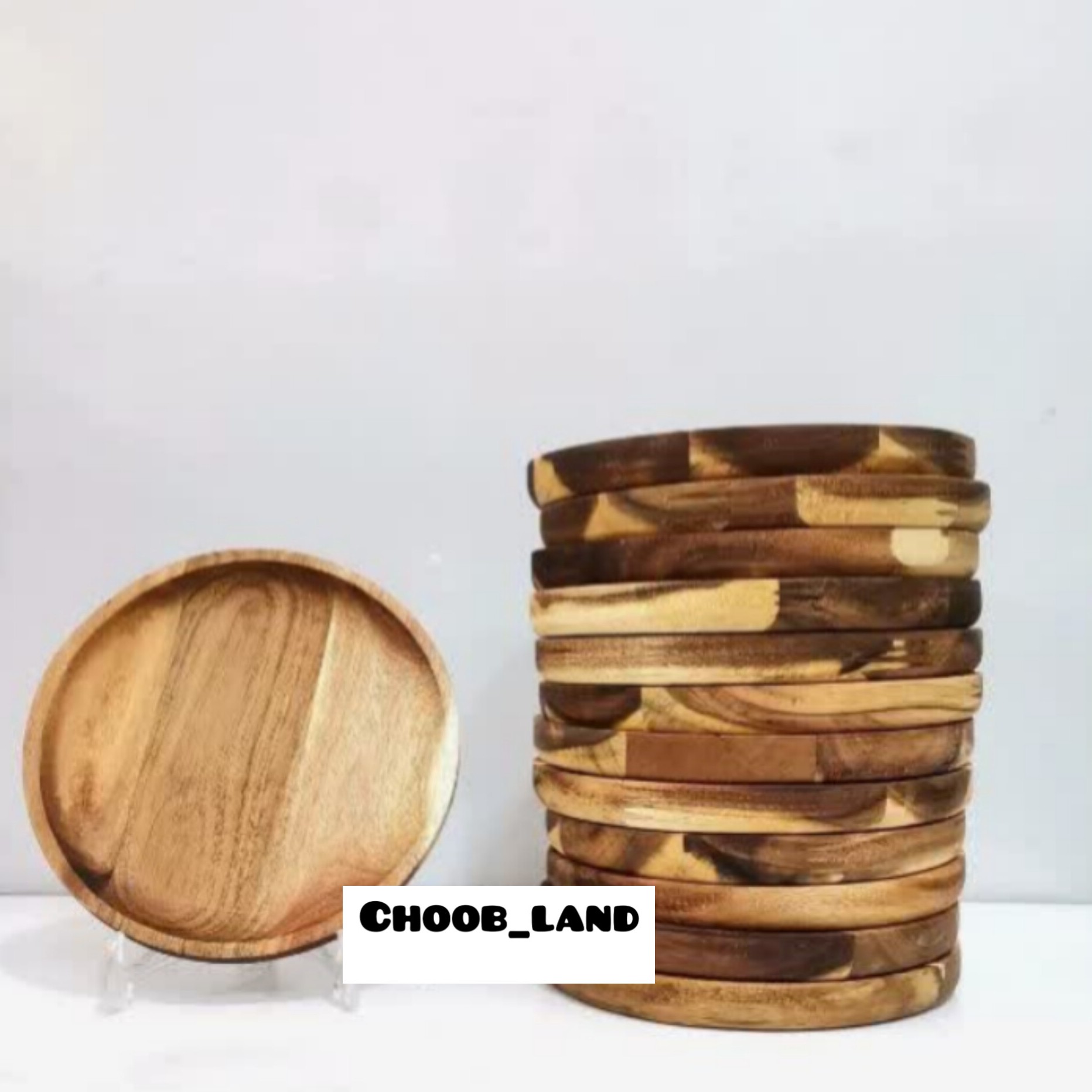 بشقاب چوبی