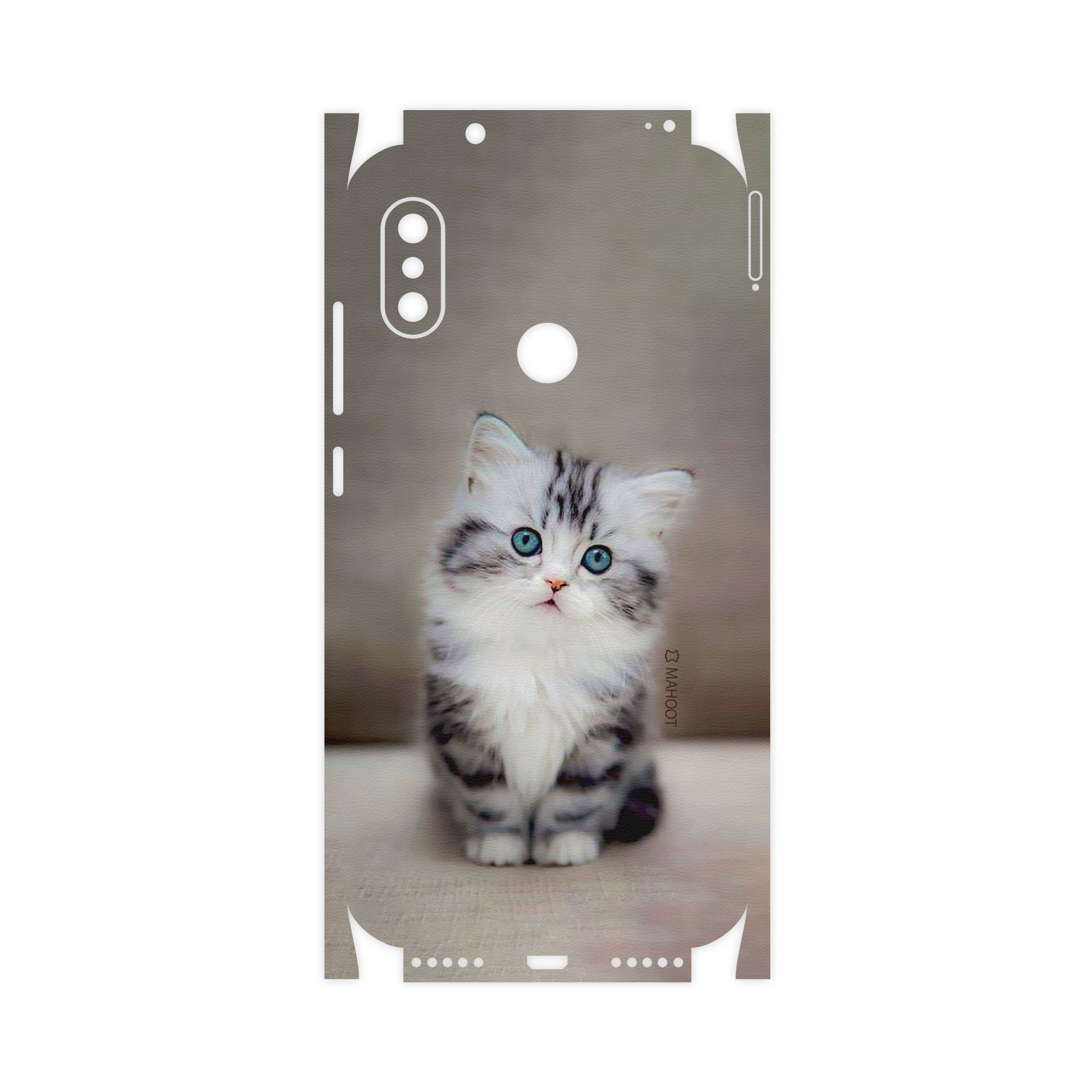 برچسب پوششی ماهوت مدل Cat-2-FullSkin مناسب برای گوشی موبایل شیائومی Redmi Note 6 Pro