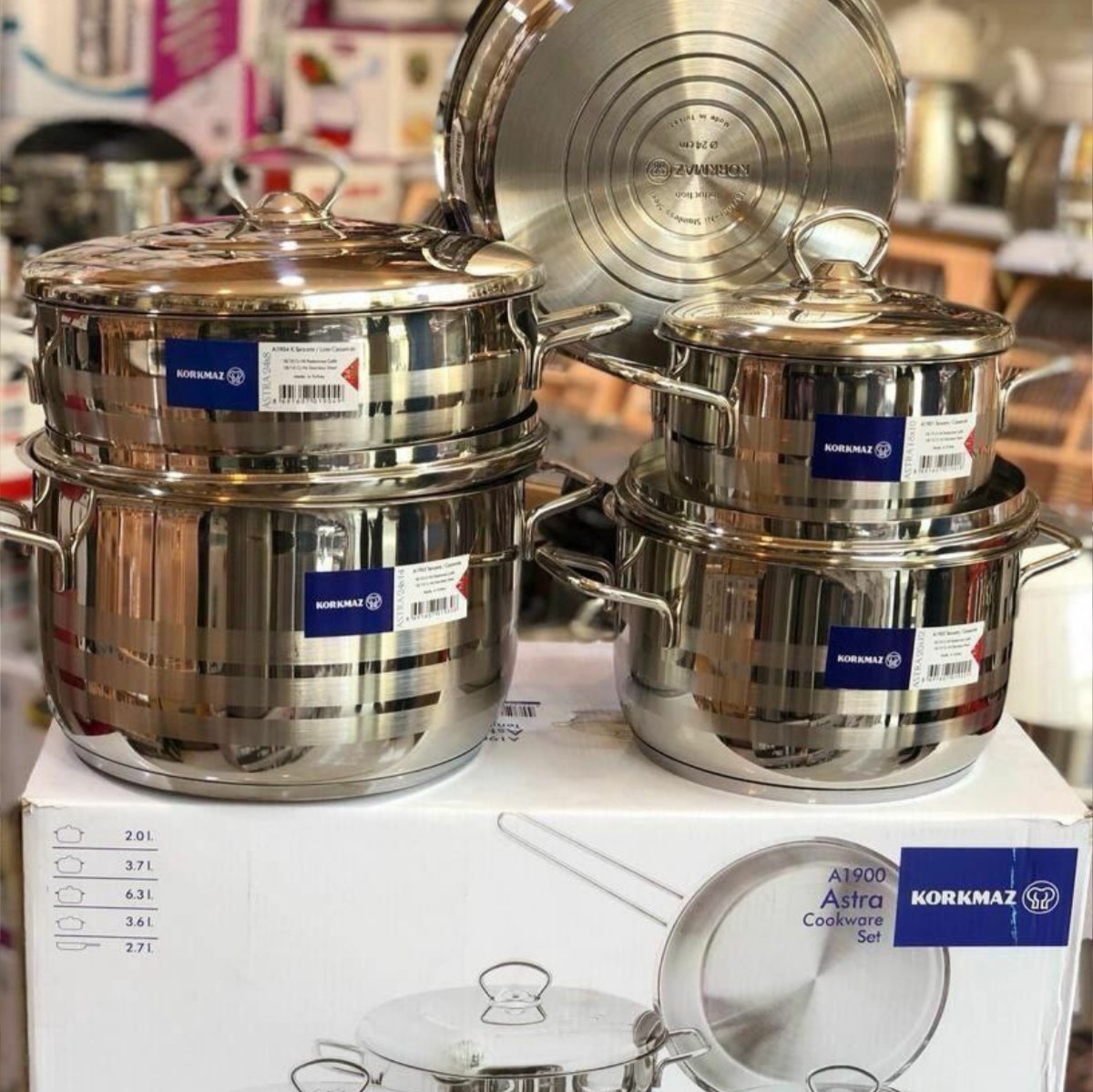 سرویس قابلمه استیل کرکماز ترکیه اصلی