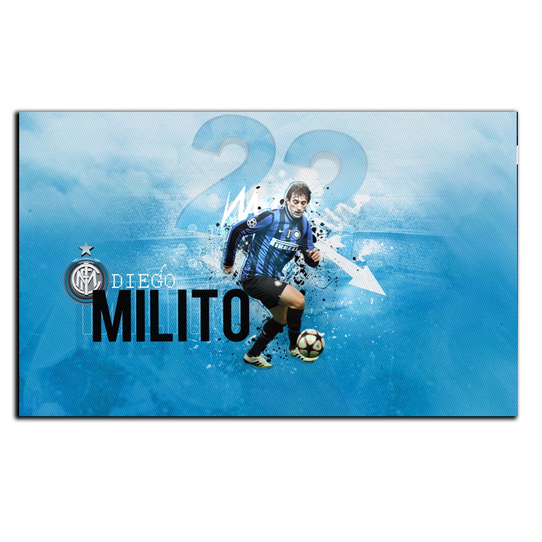 تابلو شاسی بکلیت طرح بازیکن فوتبال میلیتو تیم اینتر میلان مدل SH-S6580