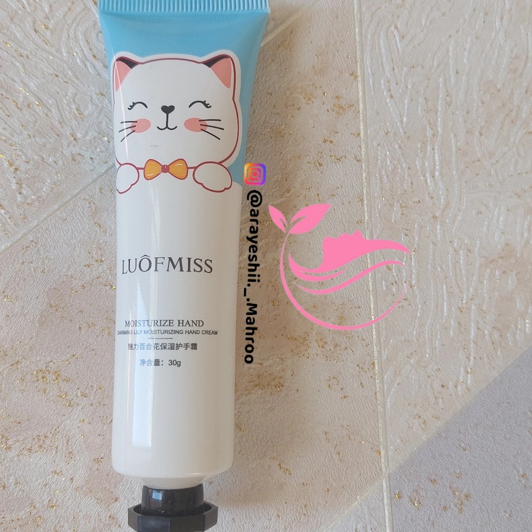 کرم مرطوب کننده دست گربه luofmiss(مناسب برای داخل کیف)