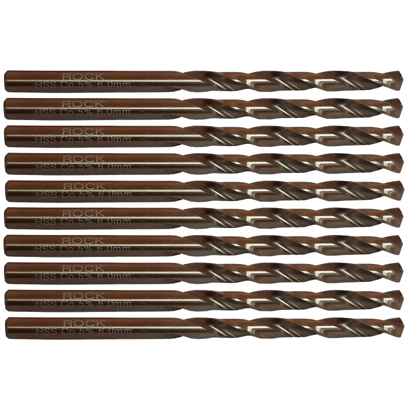 مته کبالت راک مدل AT - 06 سایز 6 میلی متر مجموعه ده عددی