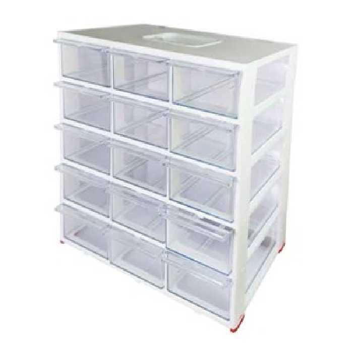 جعبه قطعات 15 کشو بزرگ محصول نیک پلاست