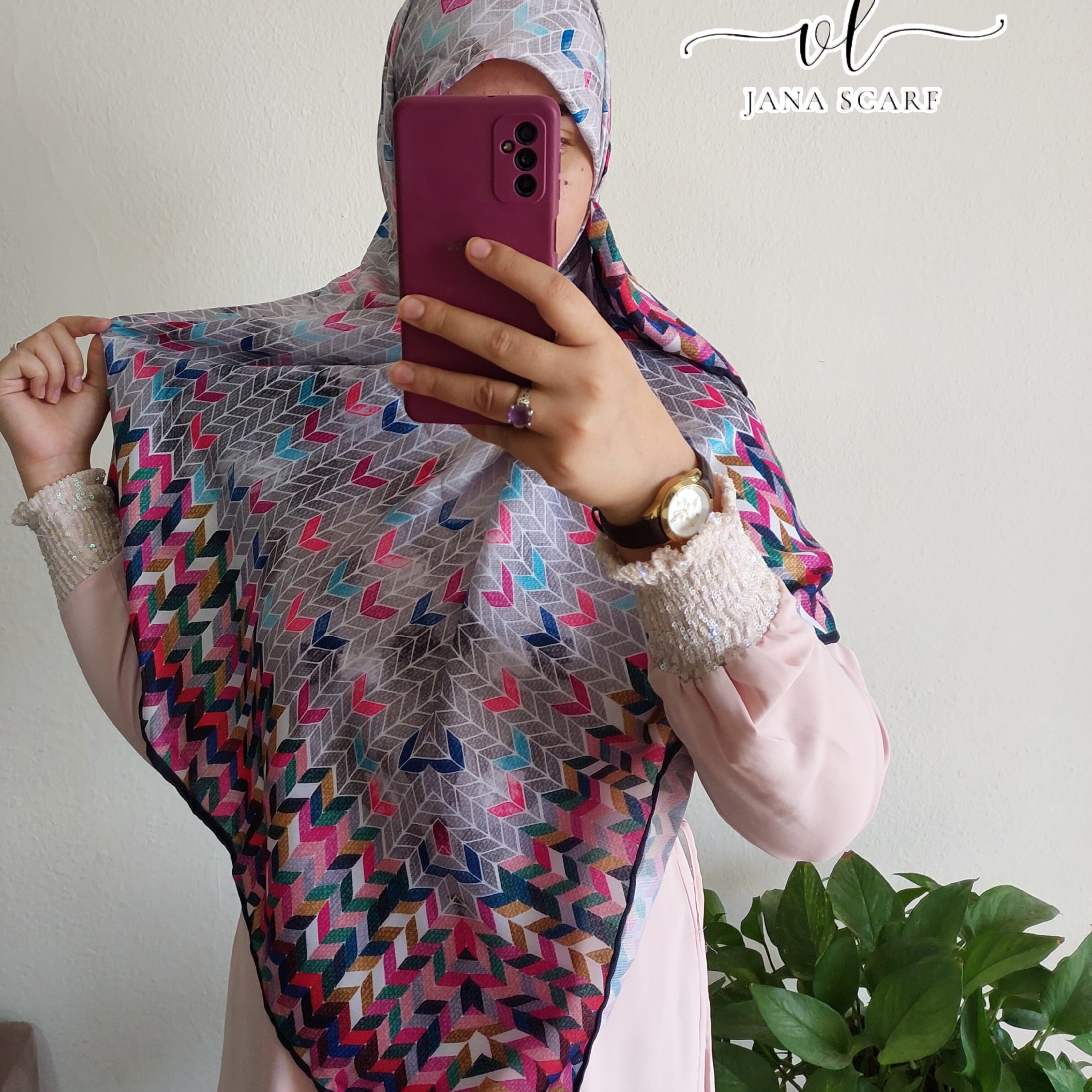 روسری نخی قواره بزرگ