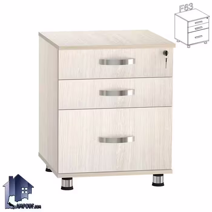 فایل 3 کشو زیر میزی FDN63