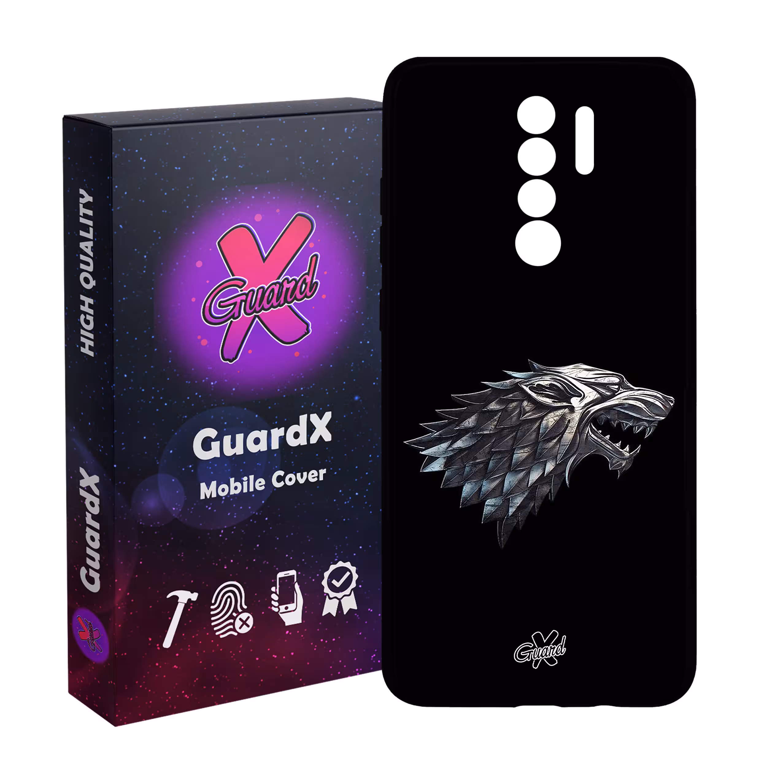 کاور گارد ایکس  مدل Glass10424 مناسب برای گوشی موبایل شیائومی Redmi 9/Redmi 9 Prime/Poco M2