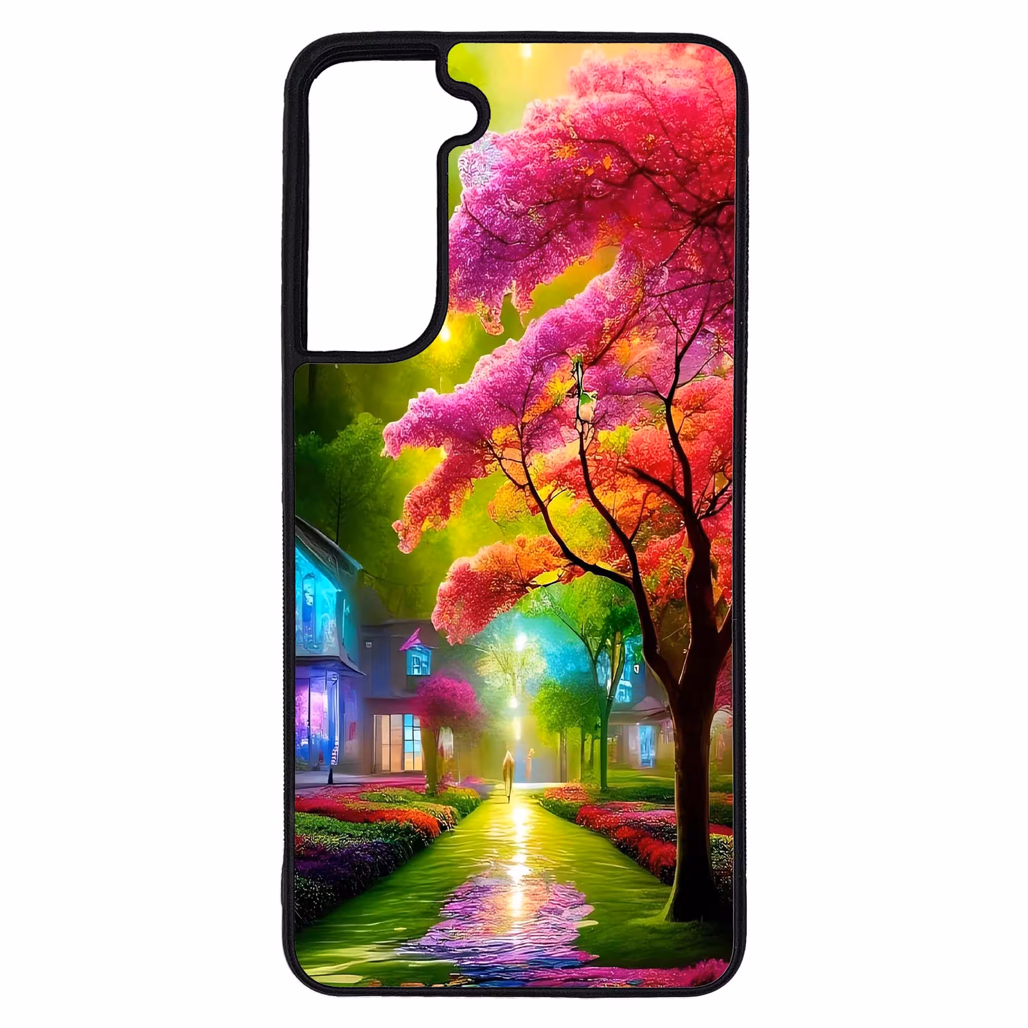 کاور طرح منظره کد G-039 مناسب برای گوشی موبایل سامسونگ Galaxy S21 FE | دیجی قاب دونی