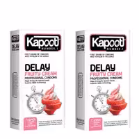 کاندوم کاپوت مدل Delay Fruity Cream مجموعه 2 عددی