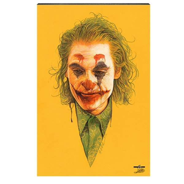 تابلو شاسی آواویز مدل پوستر فیلم طرح جوکر کد 4G449 | دنیای قاب