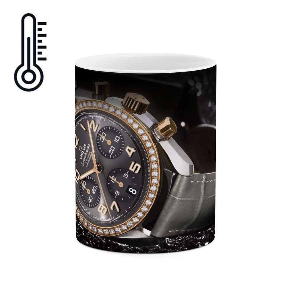 ماگ حرارتی کاکتی طرح ساعت مدل mgh12806