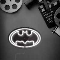 چراغ دیواری نئون دیزاین طرح Batman-BL_WHT