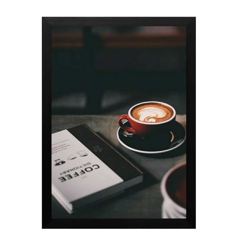 تابلو مدل کافه و قهوه کد Cafe09 | دنیای قاب