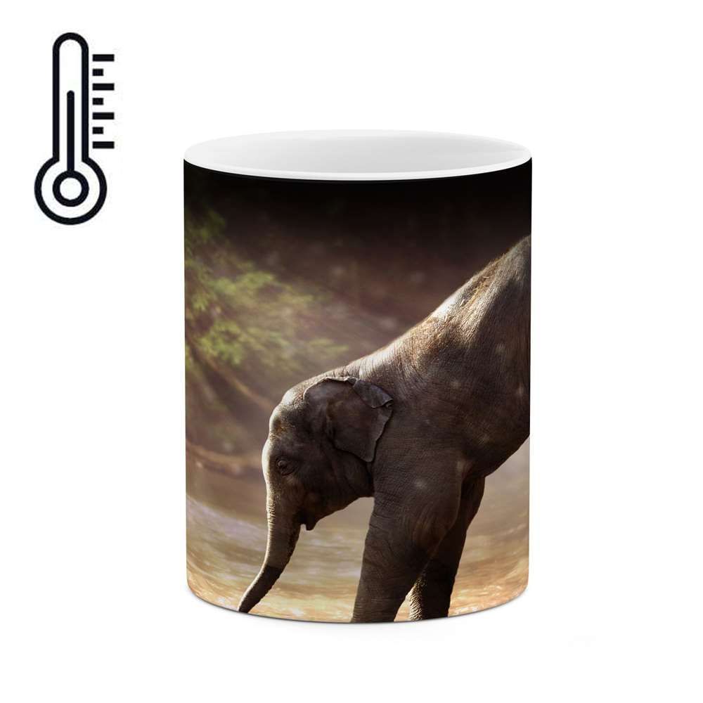 ماگ حرارتی طرح فیل  مدل mgph10901