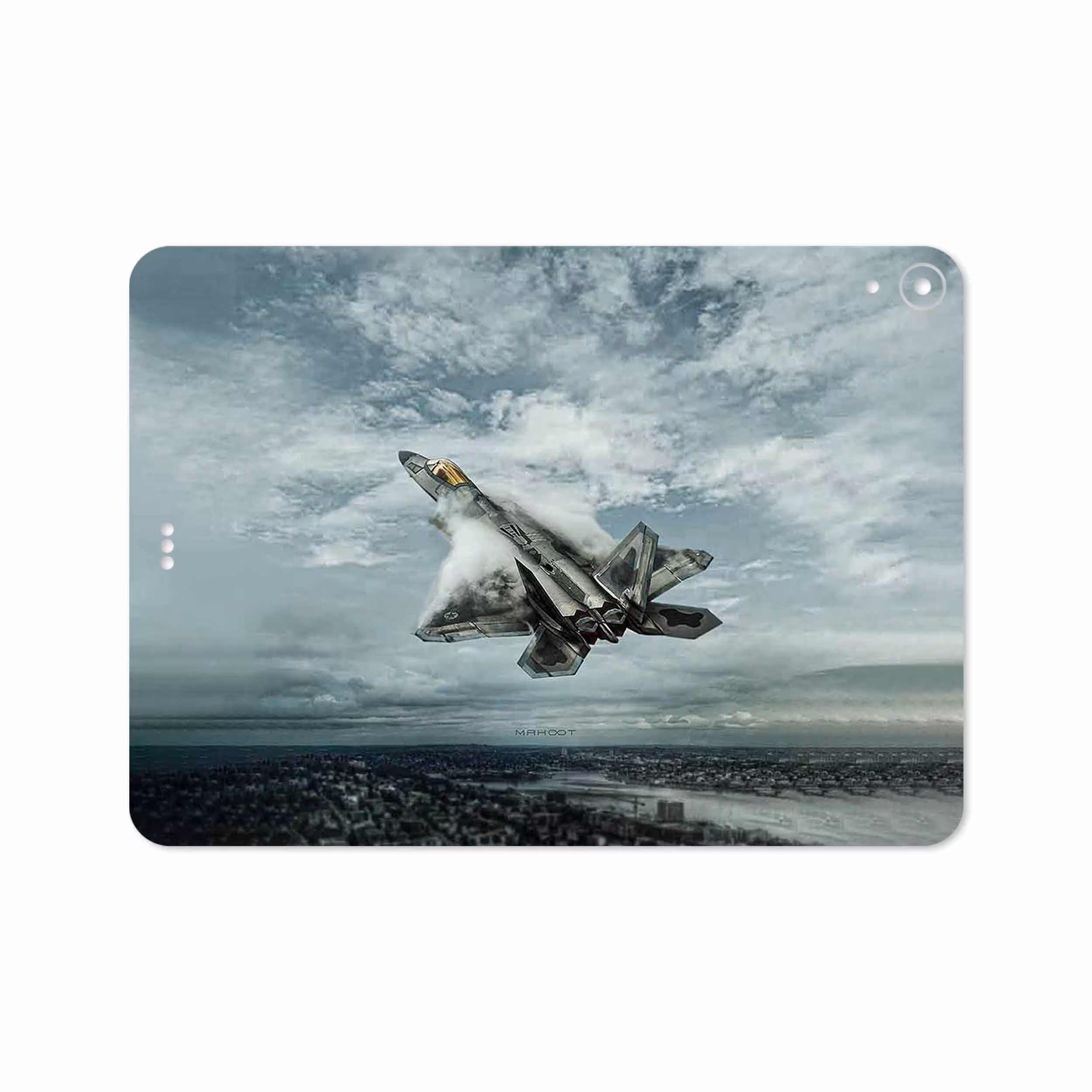 برچسب پوششی ماهوت مدل F-22 Raptor مناسب برای تبلت اپل iPad Pro 11 2018 A1934