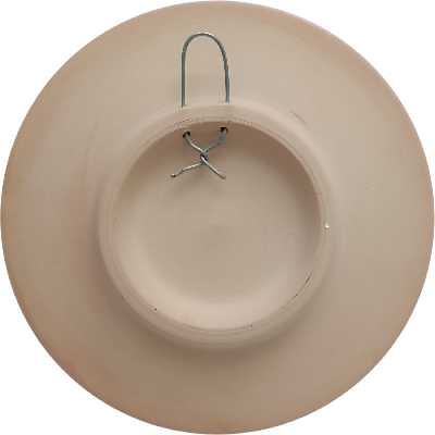 بشقاب دیوارکوب سفالی مدل پرنده خوشبختی کد 1