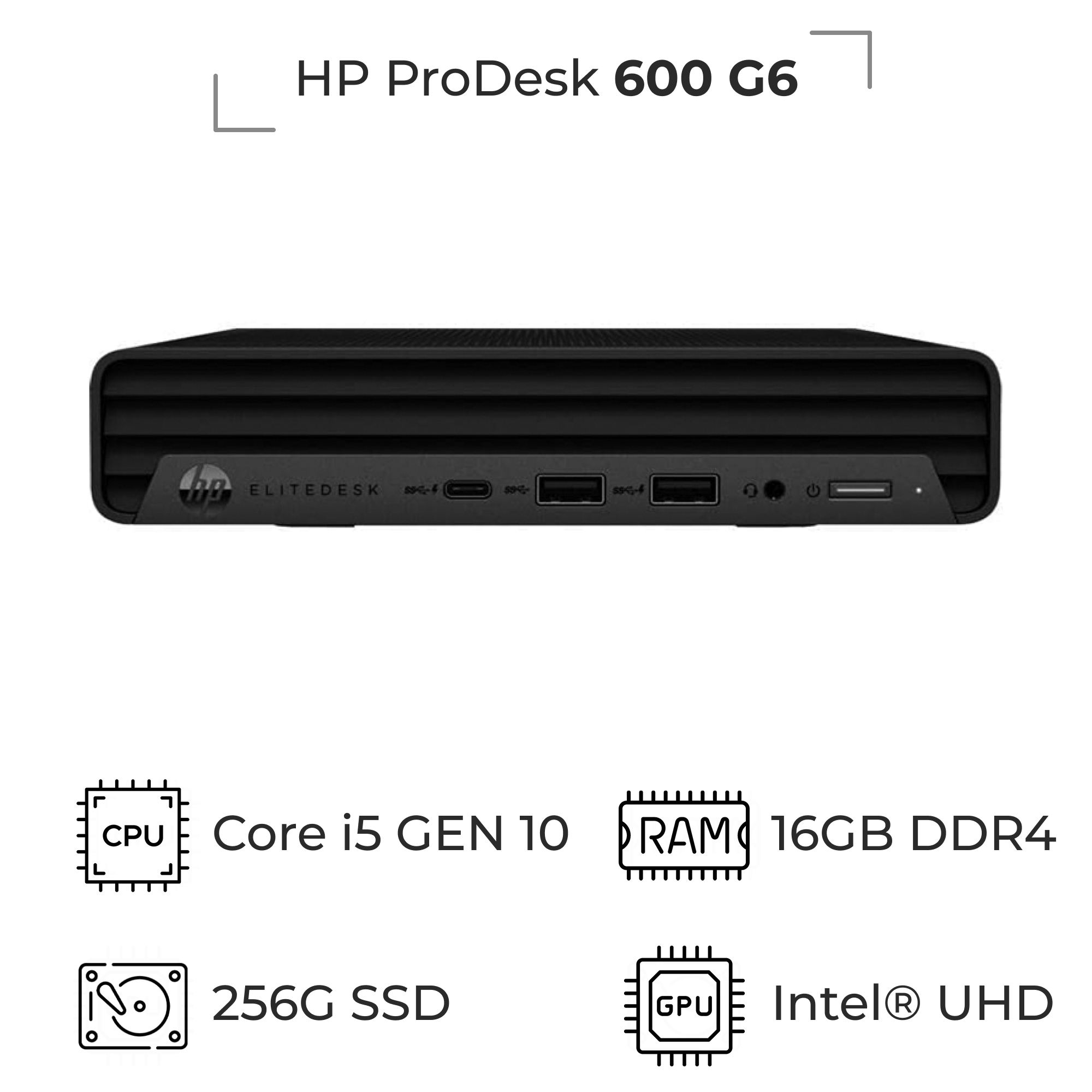 مینی کیس تاینی استوک HP ProDesk 600 G6 MINI