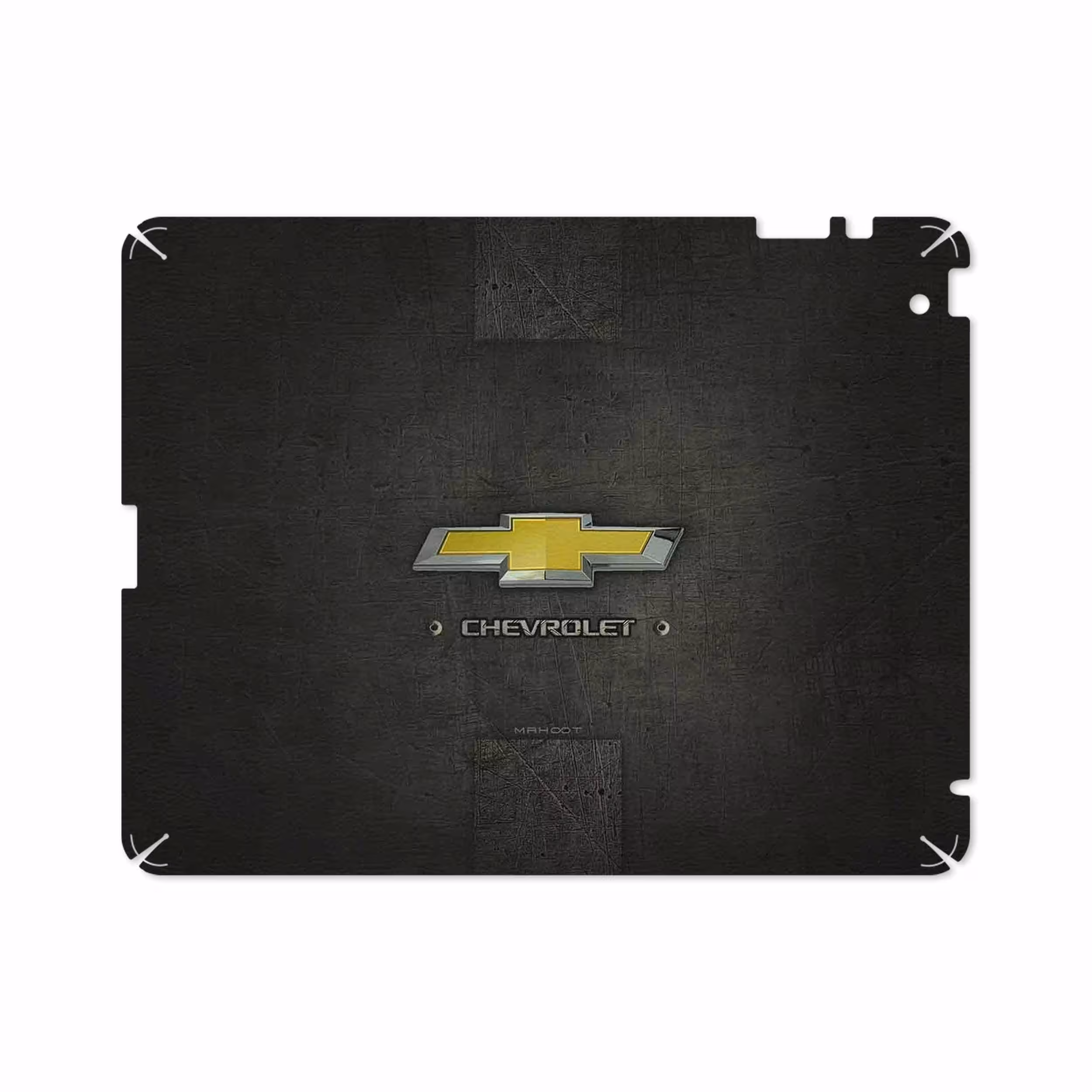 برچسب پوششی ماهوت مدل CHEVROLET-Logo مناسب برای تبلت اپل iPad 2 2011 A1396