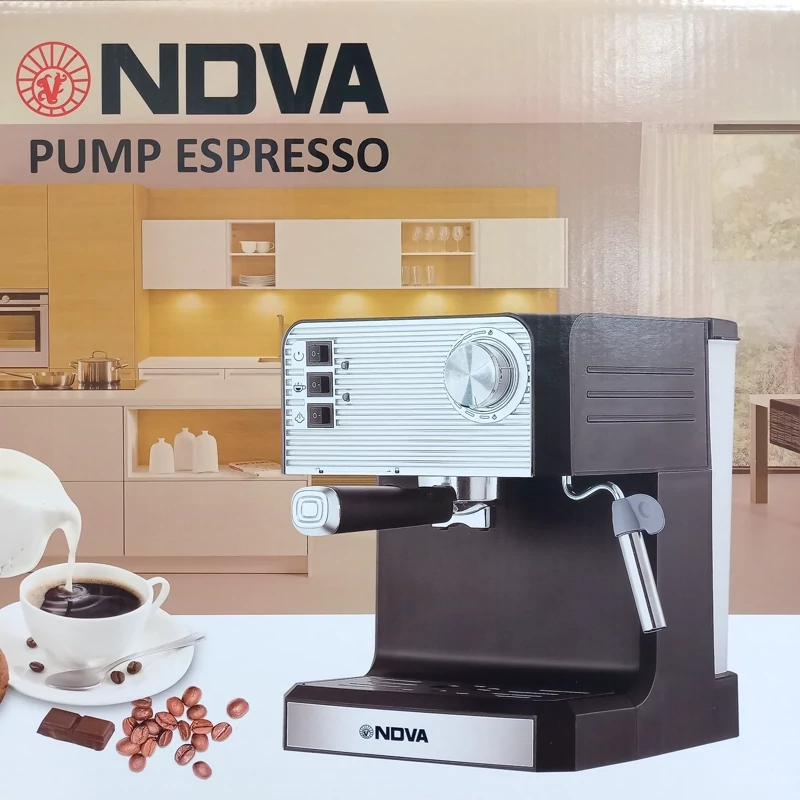 اسپرسو ساز NDVA دیجیتال 20 بار وارداتی، قهوه ساز  NDVA ، قهوه ساز برقی شرکتی، اسپرسو ساز برقی،کاپوچینو پسکرایه