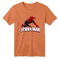 تی شرت آستین کوتاه بچگانه مدل مرد عنکبوتی کد 19 رنگ گلبهی