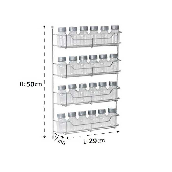 ست جا ادویه 24 پارچه مدل A-2000802