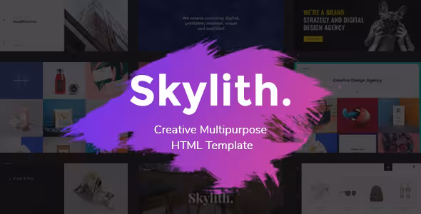 دانلود قالب اچ تی ام ال Skylith