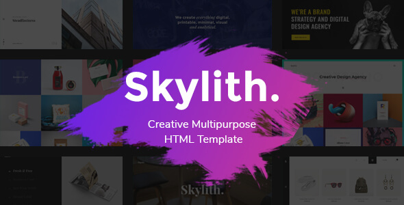 دانلود قالب اچ تی ام ال Skylith