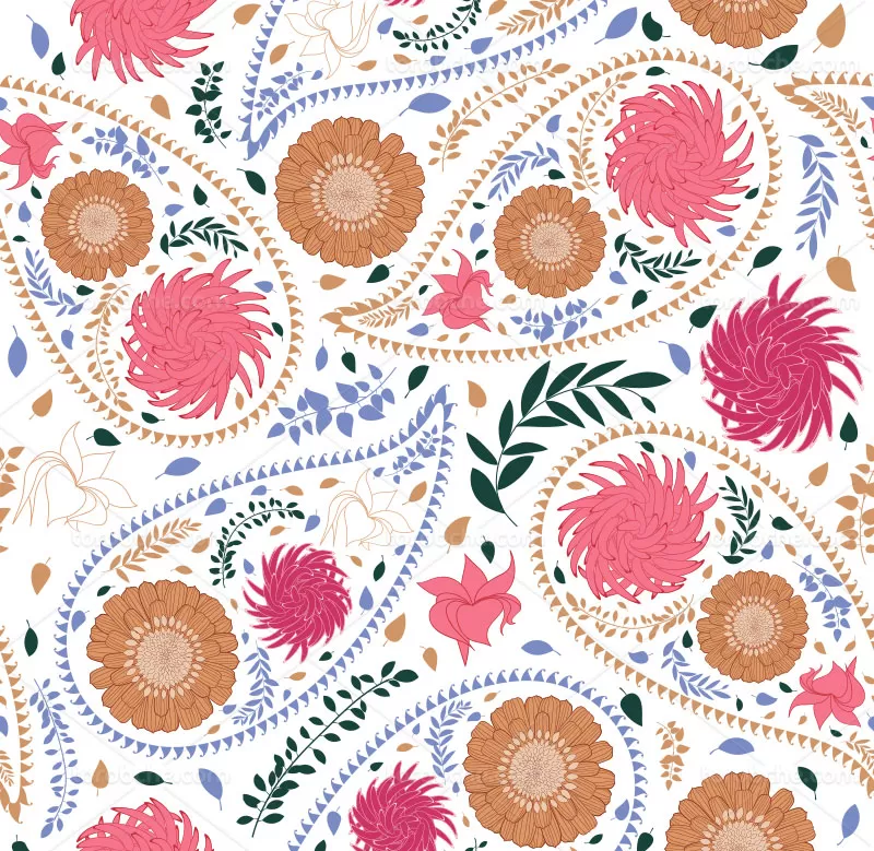 وکتور بک گراند رنگی بته جغه | گرافیک با طعم تربچه