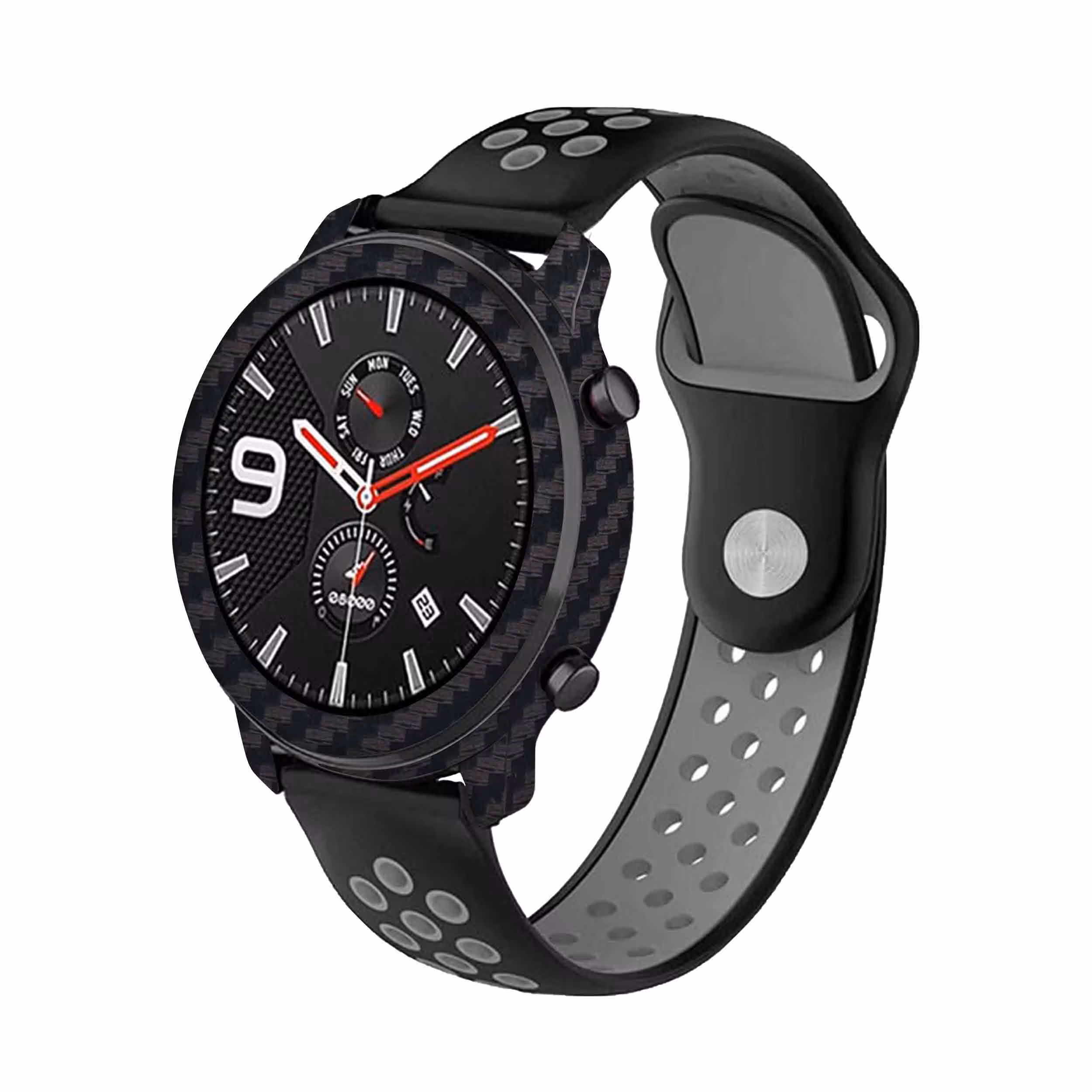 برچسب ماهوت طرح Carbon Fiber مناسب برای ساعت هوشمند شیایومی Amazfit GTR 47mm