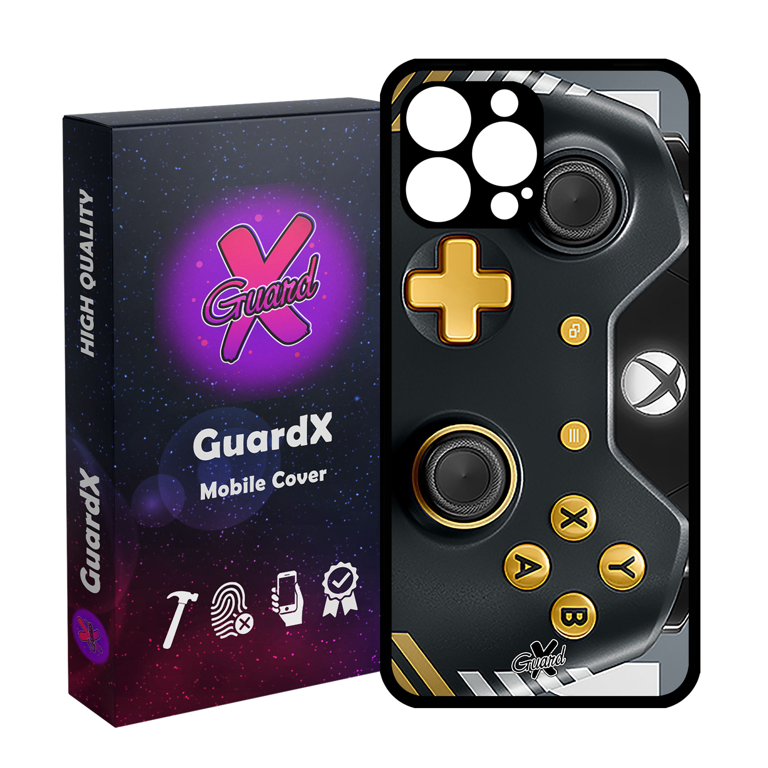 کاور گارد ایکس طرح XBox Conroller مدل Glass10090 مناسب برای گوشی موبایل اپل iPhone 12 Pro Max