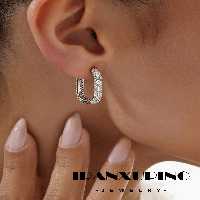 گوشواره ژوپینگ اصل با روکش طلا 24 عیار کد XPE25325