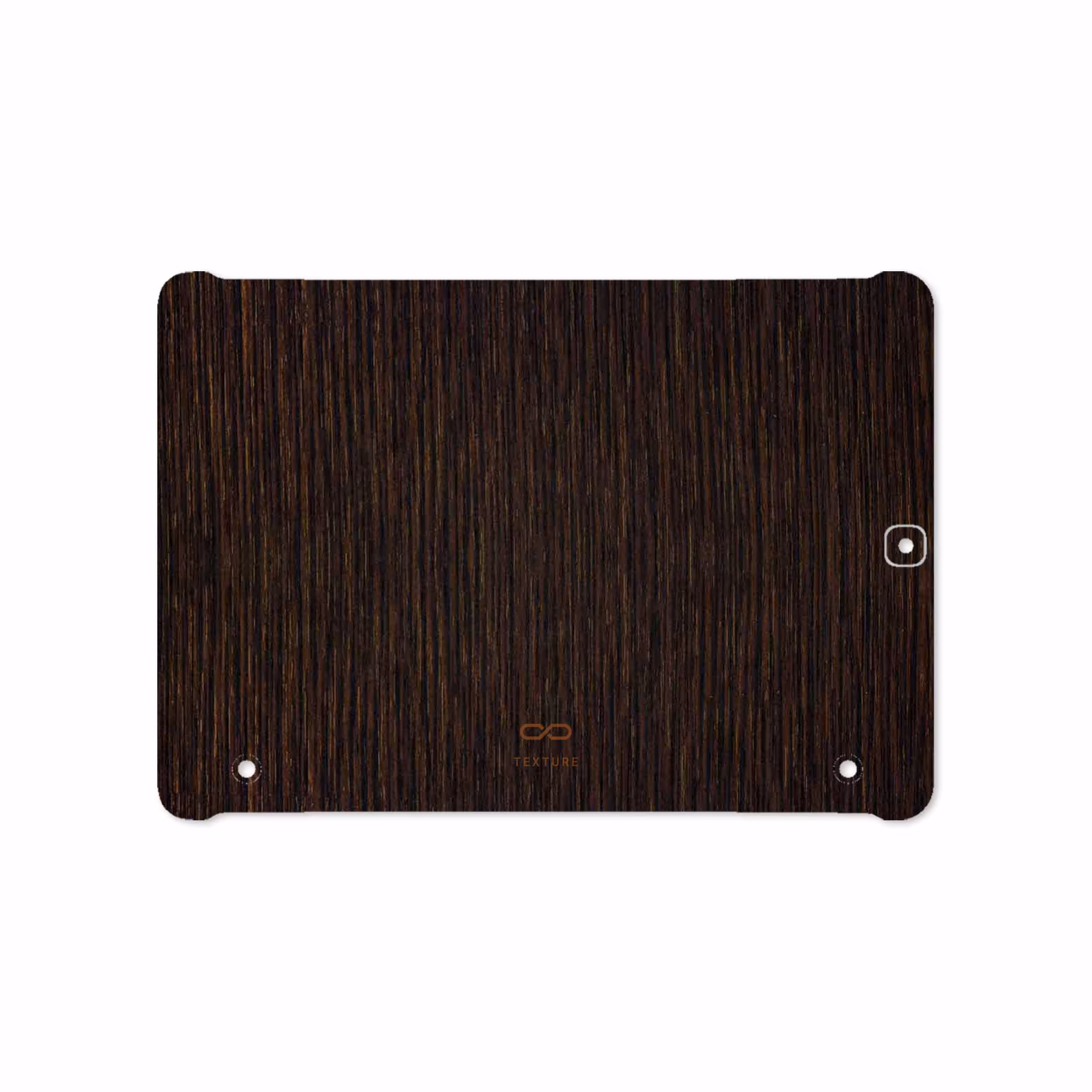 برچسب پوششی ماهوت مدل Dark-Gold-Stripes-Wood مناسب برای تبلت سامسونگ Galaxy Tab S2 9.7 2016 T819N