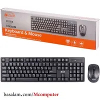کیبورد و ماوس بی سیم کایزر Kaiser KWM-490 (صفحه کلید و موس وایرلس)