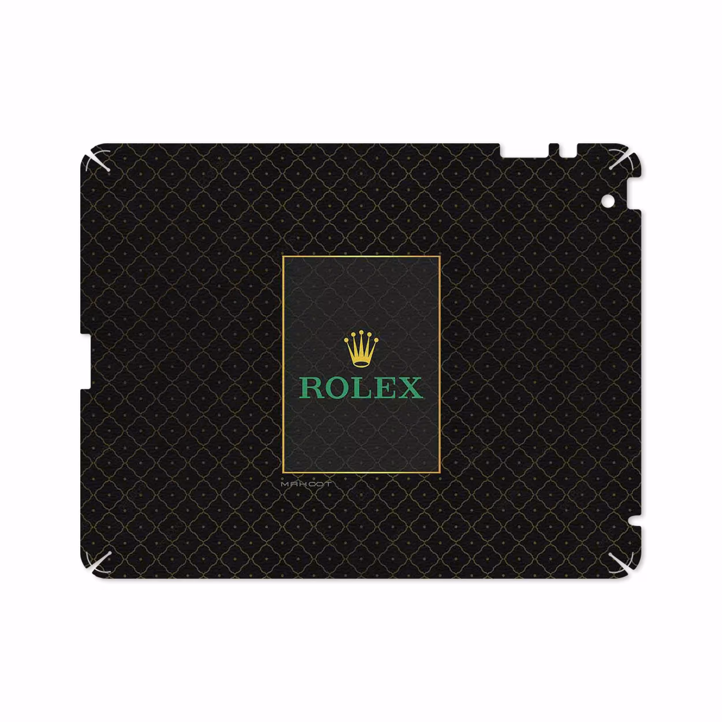 برچسب پوششی ماهوت مدل Rolex-Logo مناسب برای تبلت اپل iPad 2 2011 A1397