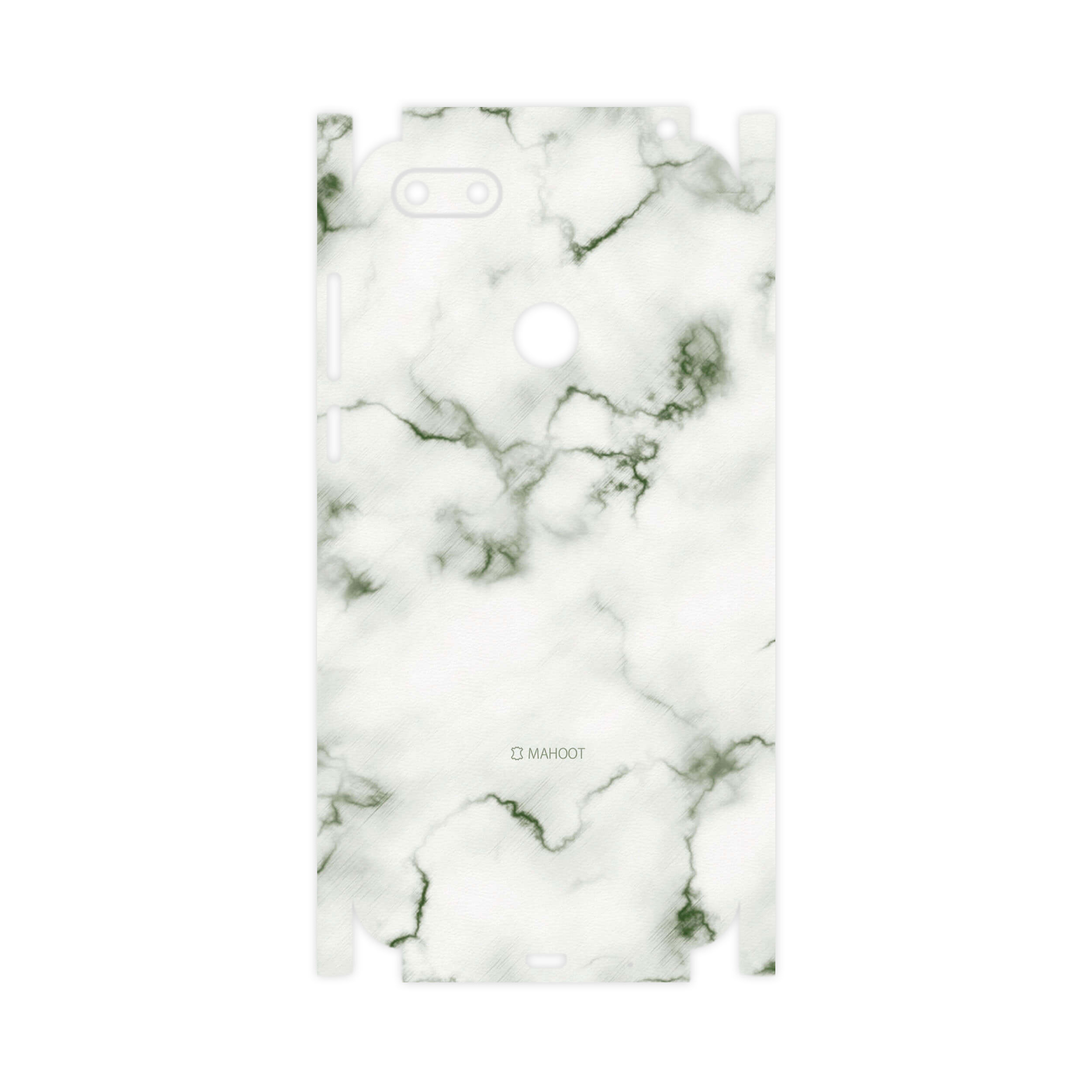 برچسب پوششی ماهوت مدل Blanco-Smoke-Marble-FullSkin مناسب برای گوشی موبایل موتورولا Moto E6 Play